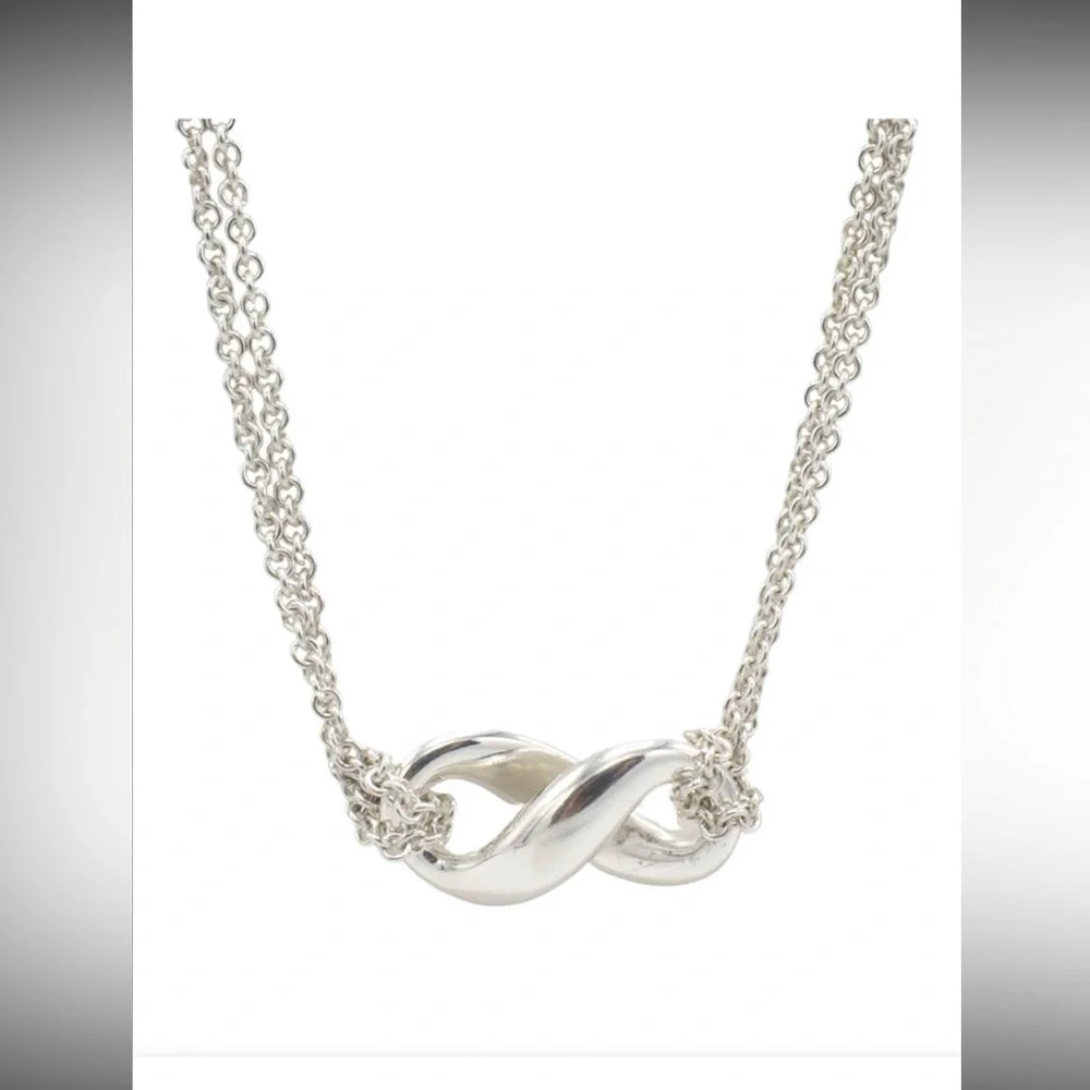 💎Tiffany & Co Infinity Double Chain 💎 - Picture 3 of 10